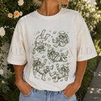 Raccoon Astronaut T-shirt - Charmed and Wyld