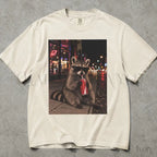 Raccoon Drinking Soda Comfort Colors T-Shirt - T-Shirt