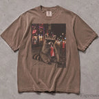 Raccoon Drinking Soda Comfort Colors T-Shirt - Espresso / S - T-Shirt