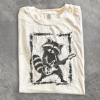Raccoon Guitar Comfort Colors T-Shirt - T-Shirt