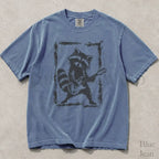 Raccoon Guitar Comfort Colors T-Shirt - Blue Jean / S - T-Shirt
