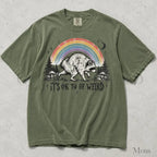 Raccoon Jimothy Its Ok to Be Weird Comfort Colors T-Shirt - Moss / S - T-Shirt
