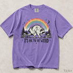 Raccoon Jimothy Its Ok to Be Weird Comfort Colors T-Shirt - Violet / S - T-Shirt