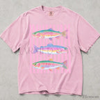 Rainbow Trout Comfort Colors T-Shirt - Blossom / S - T-Shirt