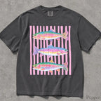 Rainbow Trout Comfort Colors T-Shirt - Pepper / S - T-Shirt