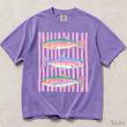 Rainbow Trout Comfort Colors T-Shirt - Violet / S - T-Shirt