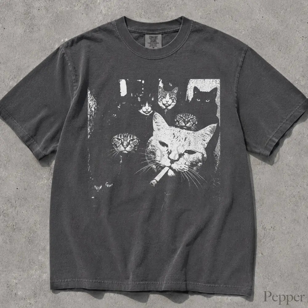 Rebel Cats Comfort Colors T-Shirt - T-Shirt