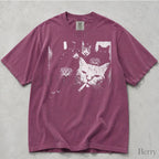 Rebel Cats Comfort Colors T-Shirt - Berry / S - T-Shirt