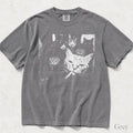 Rebel Cats Comfort Colors T-Shirt - Grey / S - T-Shirt
