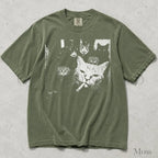 Rebel Cats Comfort Colors T-Shirt - Moss / S - T-Shirt
