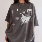Rebel Cats Comfort Colors T-Shirt - Pepper / S - T-Shirt