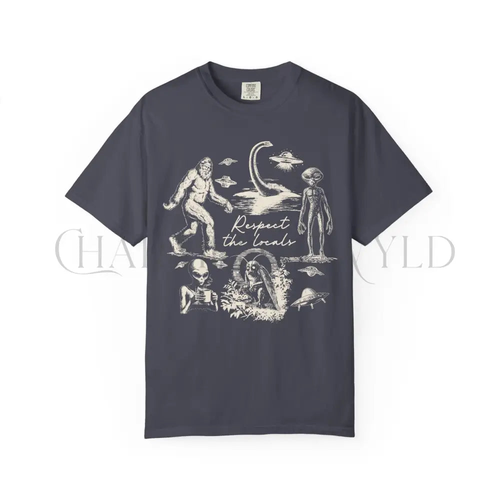 Respect the Locals T-Shirt - Navy / S - T-Shirt