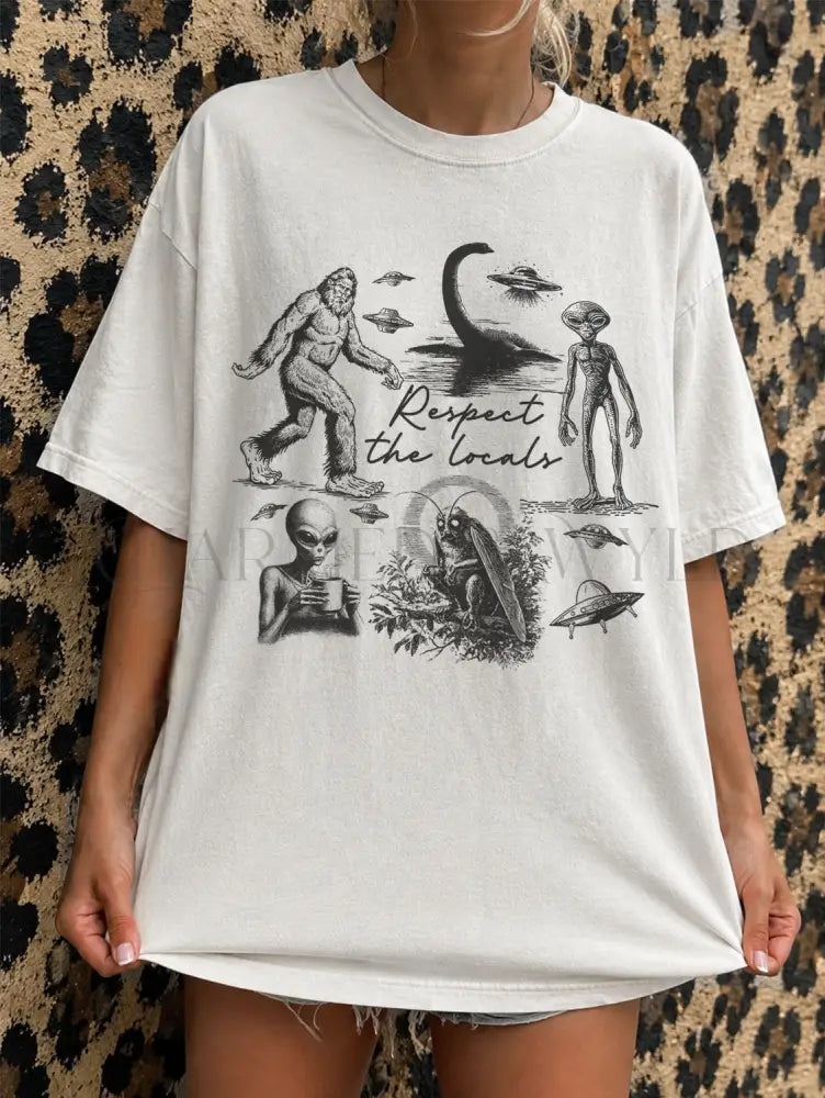 Respect the Locals T-Shirt - White / S - T-Shirt