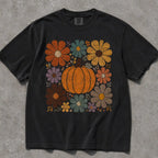 Retro Pumpkin Comfort Colors T-Shirt - T-Shirt