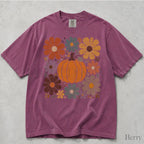 Retro Pumpkin Comfort Colors T-Shirt - Berry / S - T-Shirt