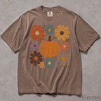 Retro Pumpkin Comfort Colors T-Shirt - Espresso / S - T-Shirt