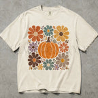 Retro Pumpkin Comfort Colors T-Shirt - Ivory / S - T-Shirt