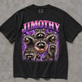 Retro Raccoon Jimothy Comfort Colors T-Shirt - Black / S - T-Shirt