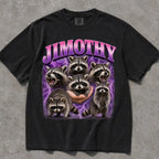 Retro Raccoon Jimothy Comfort Colors T-Shirt - Black / S - T-Shirt