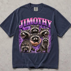 Retro Raccoon Jimothy Comfort Colors T-Shirt - Navy / S - T-Shirt