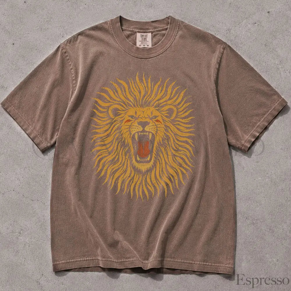 Roaring Lion Comfort Colors T-Shirt - Espresso / S - T-Shirt