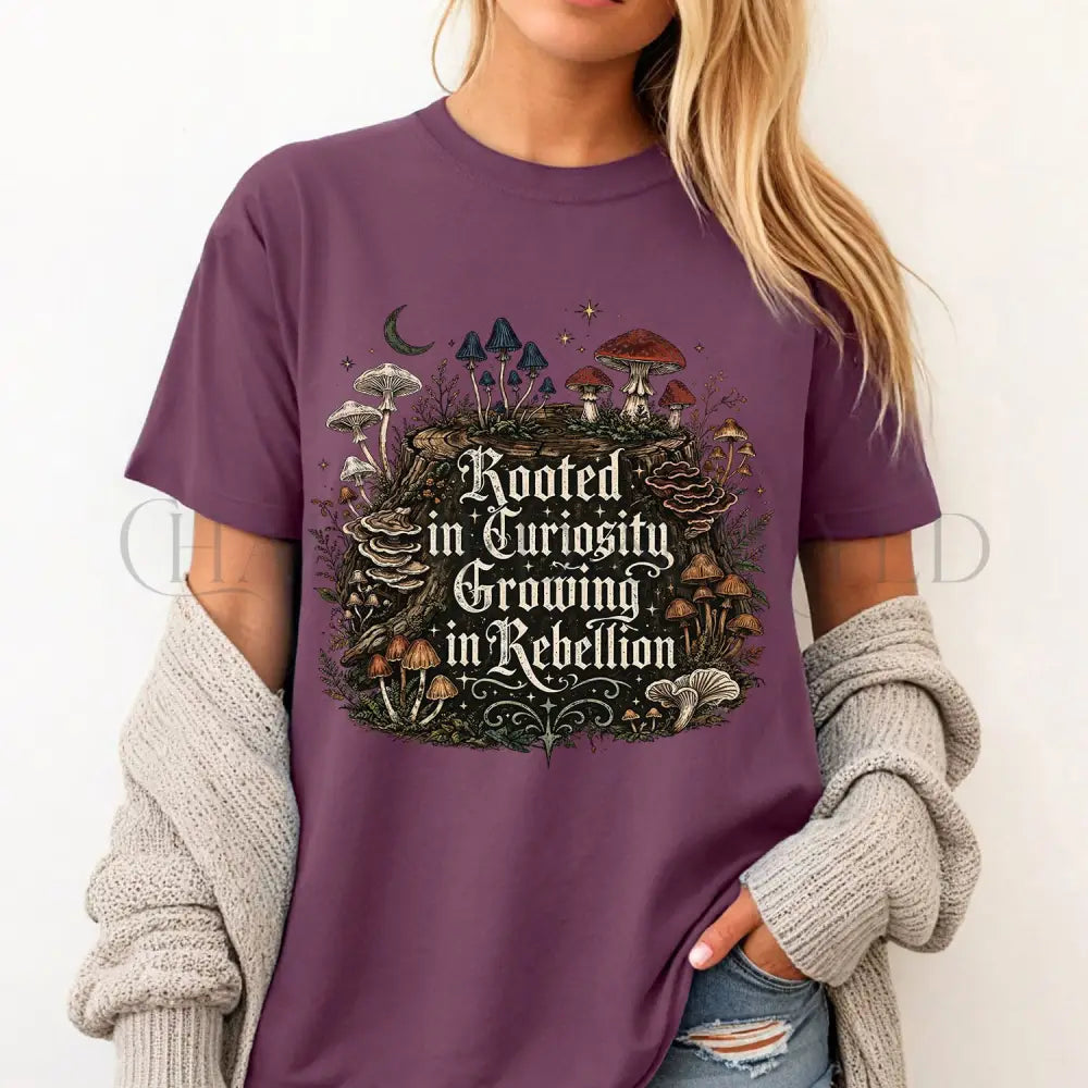 Rooted in Curiosity Rebellion T-Shirt - T-Shirt
