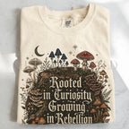 Rooted in Curiosity Rebellion T-Shirt - Ivory / S - T-Shirt