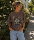 Rooted in Curiosity Rebellion Mushroom T-Shirt