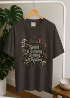 Rooted in Curiosity Rebellion Mushroom T-Shirt