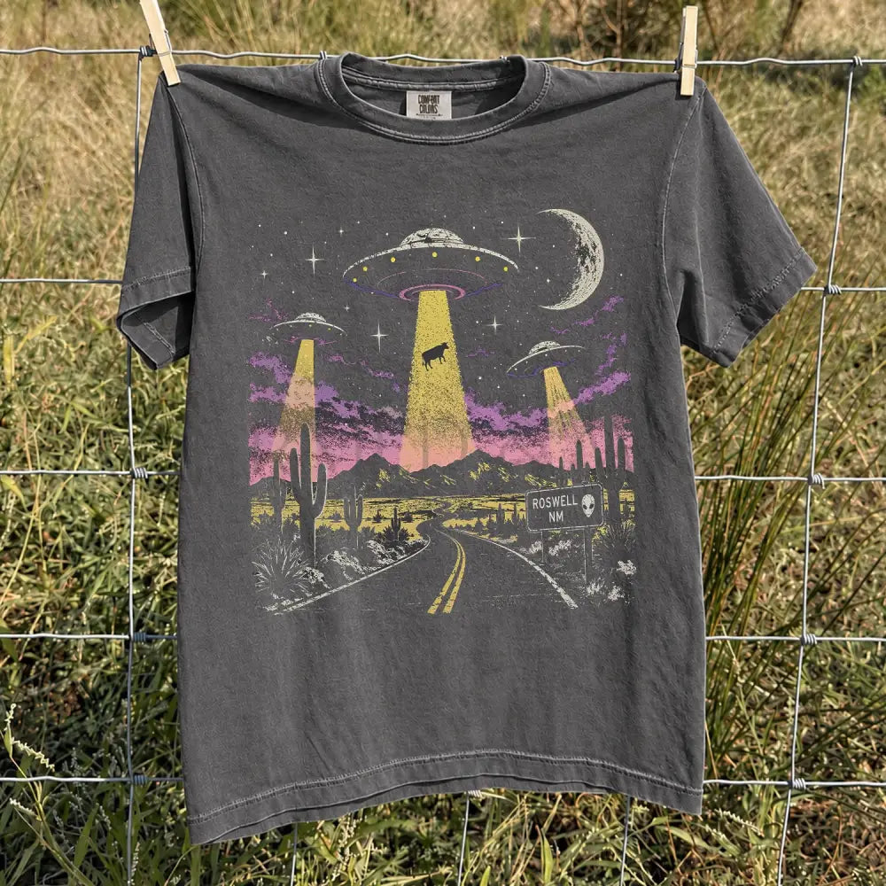 Roswell UFO Comfort Colors T-Shirt - T-Shirt