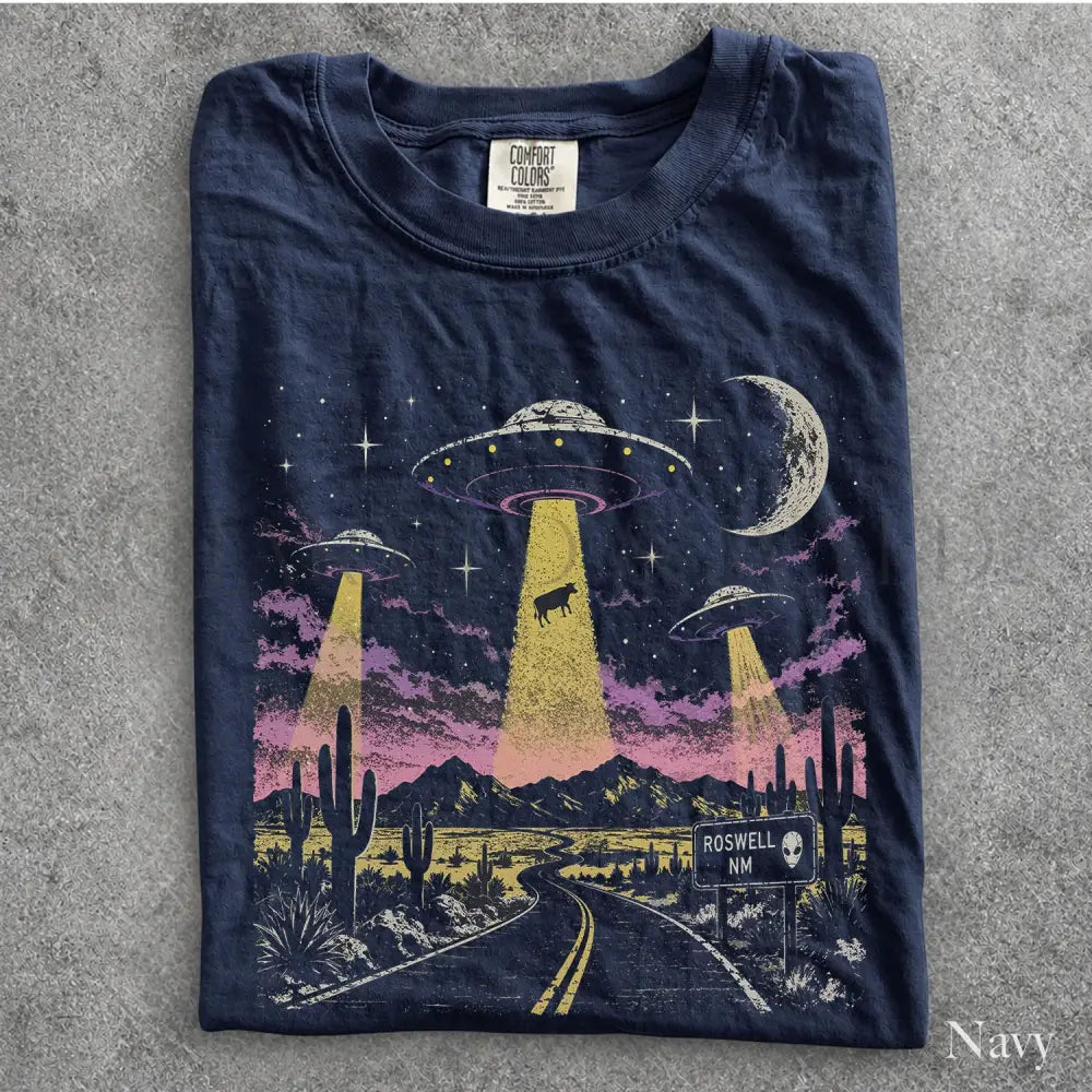 Roswell UFO Comfort Colors T-Shirt - T-Shirt