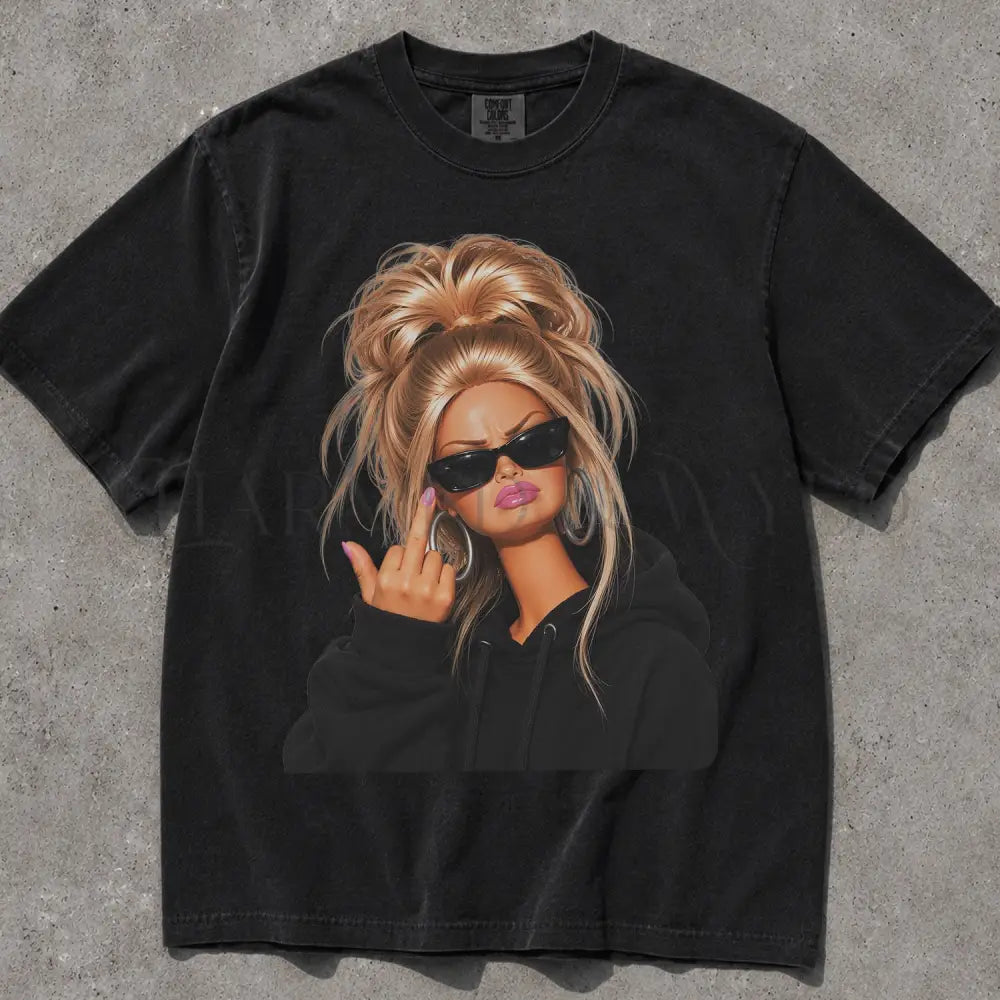 Sassy Doll Comfort Colors T-Shirt - Black / S - T-Shirt