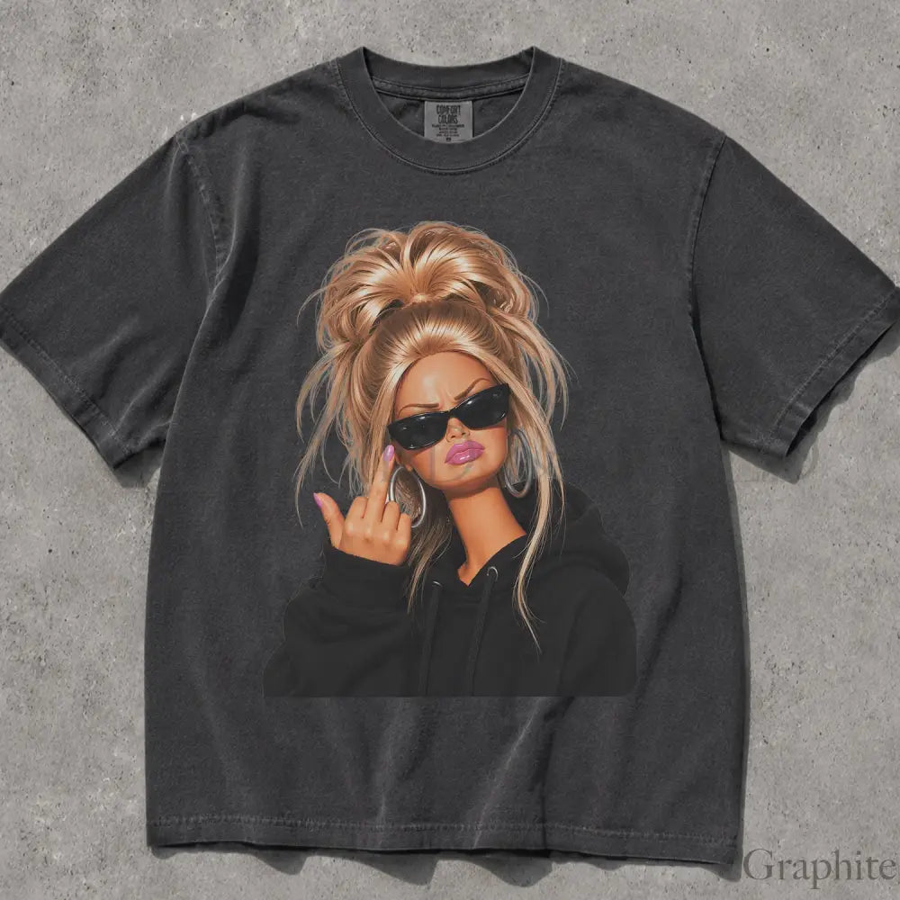 Sassy Doll Comfort Colors T-Shirt - Graphite / S - T-Shirt