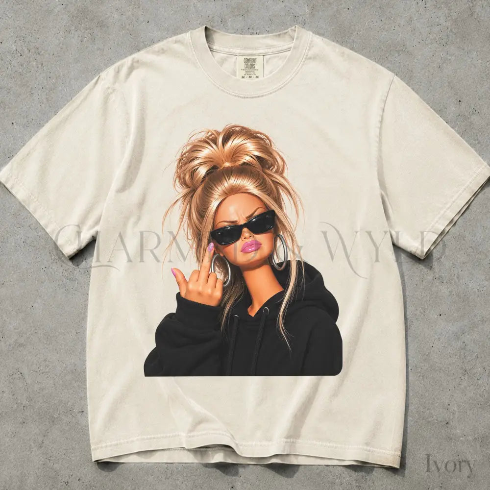 Sassy Doll Comfort Colors T-Shirt - Ivory / S - T-Shirt
