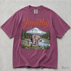 Seattle Wildlif Jimothy Raccoon Comfort Colors T-Shirt - Berry / S - T-Shirt