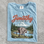 Seattle Wildlif Jimothy Raccoon Comfort Colors T-Shirt - Chambray / S - T-Shirt