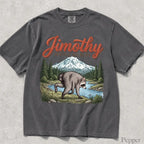 Seattle Wildlif Jimothy Raccoon Comfort Colors T-Shirt - Pepper / S - T-Shirt