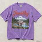 Seattle Wildlif Jimothy Raccoon Comfort Colors T-Shirt - Violet / S - T-Shirt