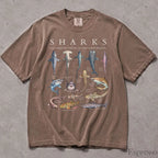 Shark Chart Comfort Colors T-Shirt - T-Shirt
