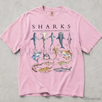 Shark Chart Comfort Colors T-Shirt - T-Shirt