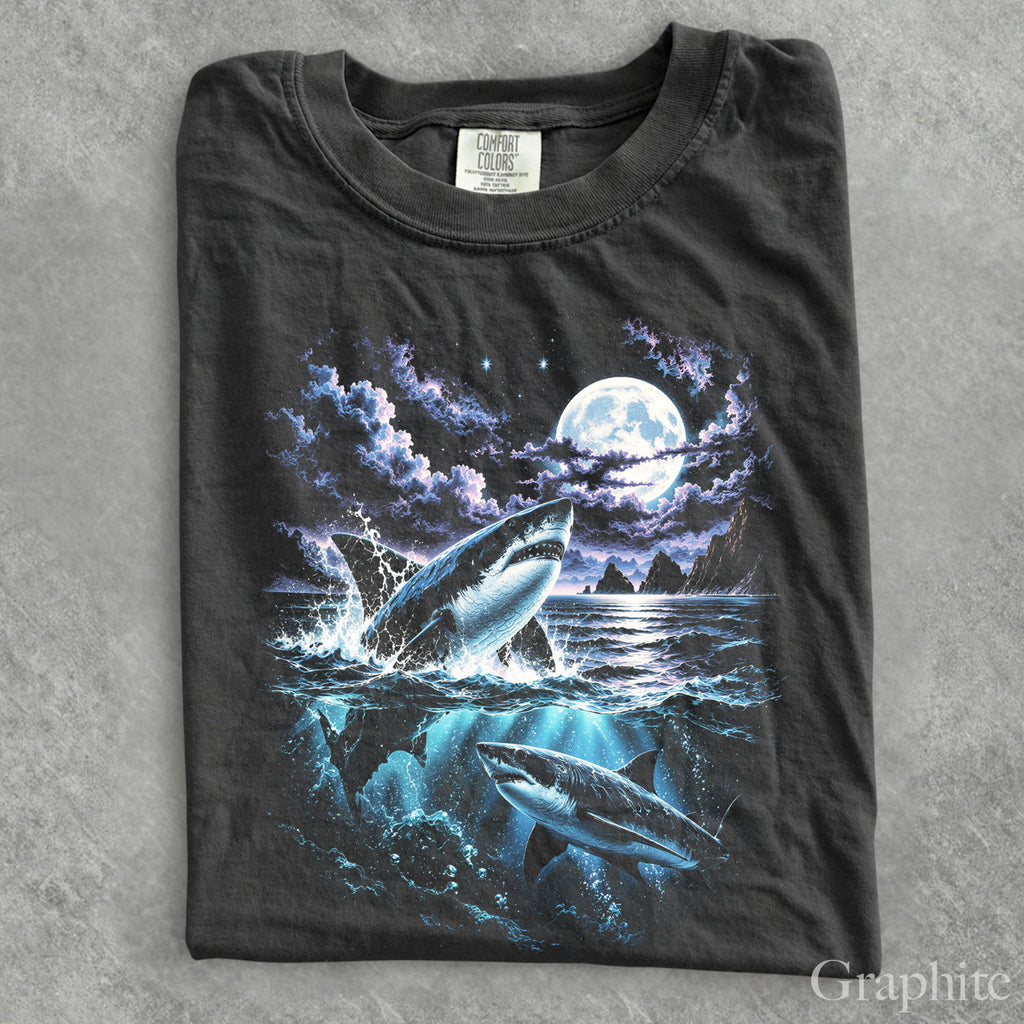 Great White Shark Comfort Colors T-Shirt