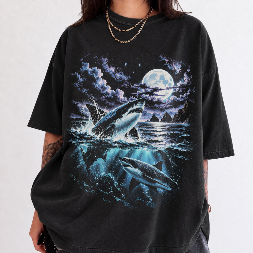 Great White Shark Comfort Colors T-Shirt