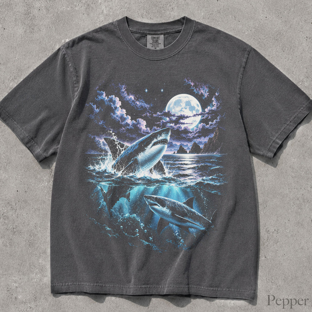 Great White Shark Comfort Colors T-Shirt