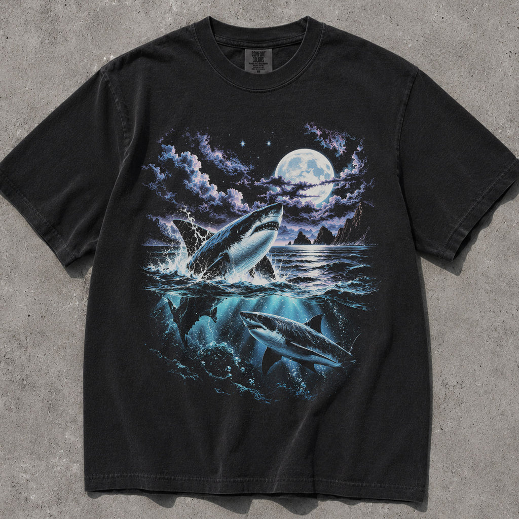 Great White Shark Comfort Colors T-Shirt