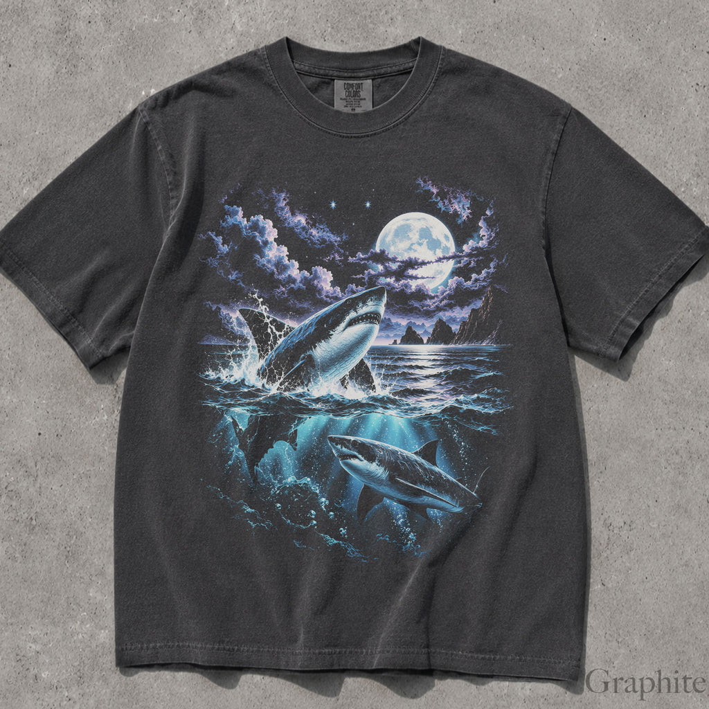 Great White Shark Comfort Colors T-Shirt
