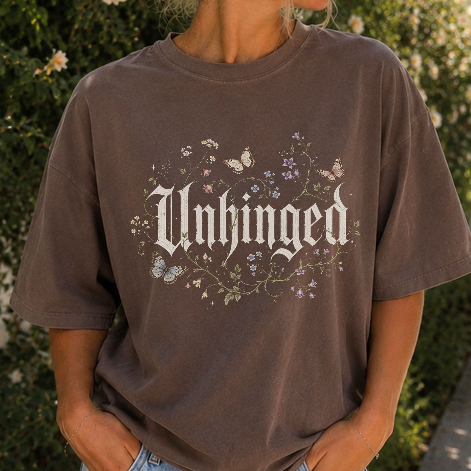 Unhinged Wildflower Graphic T-Shirt