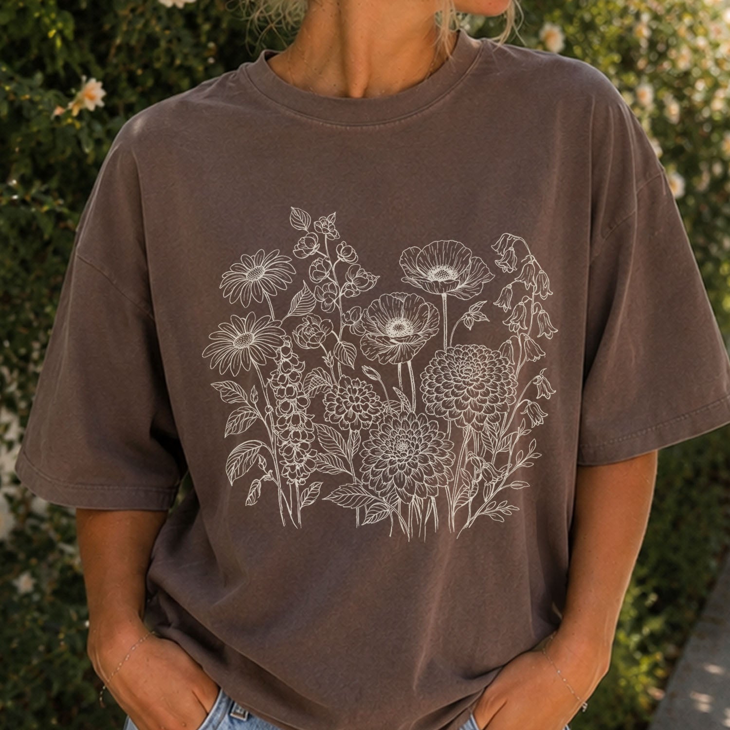 Floral Field Notes T-Shirt