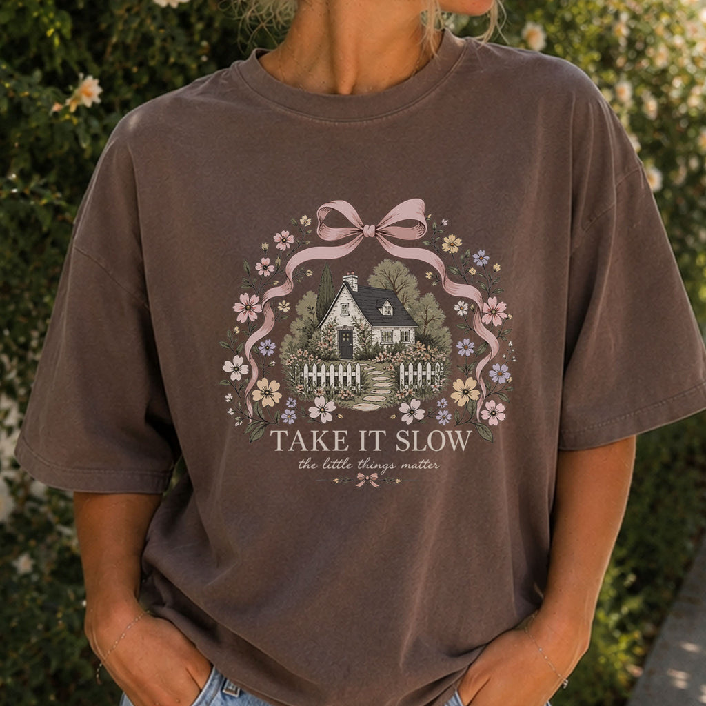 Take It Slow Coquette Cottage T-Shirt