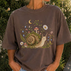 Blooming at My Own Pace Snail T-Shirt