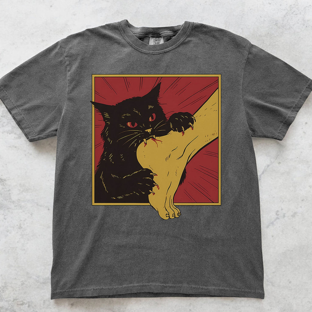 Black Cat Vampire T-Shirt